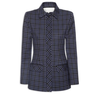 Blazer Feminino London Frida - Azul