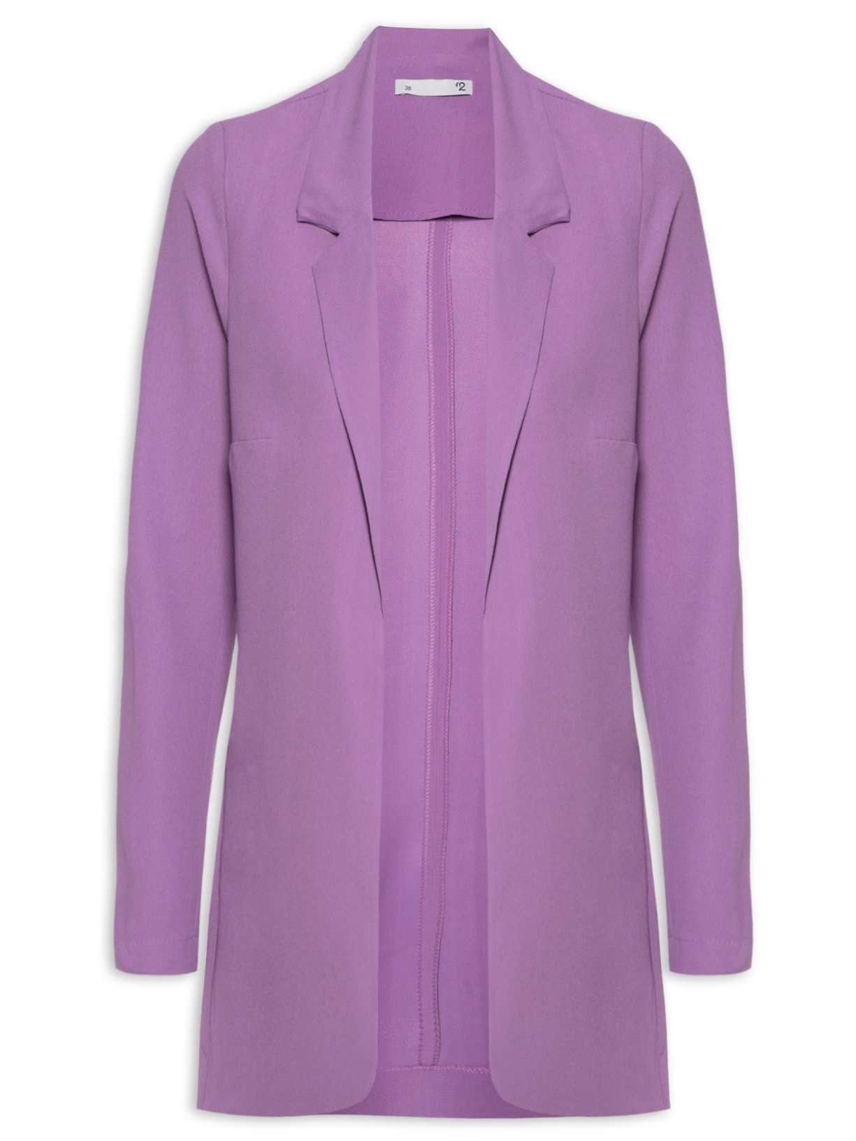 Blazer Feminino Longo - Lilás