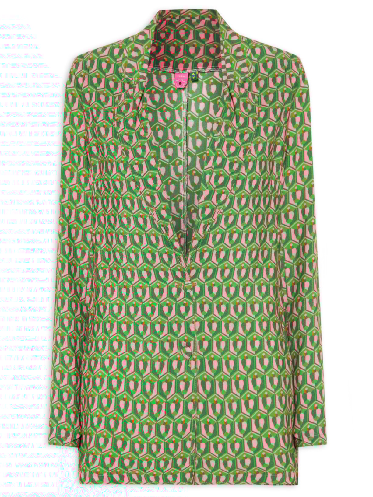 Blazer Feminino Mania De Caju - Verde