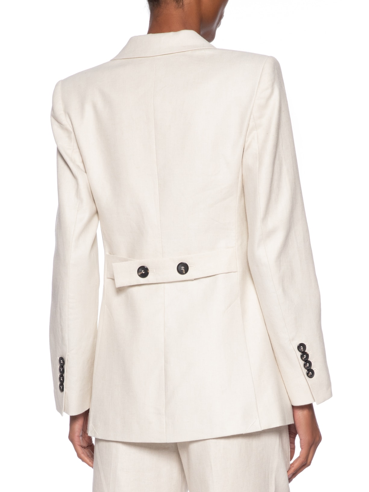 Blazer Feminino Melange Off White Animale