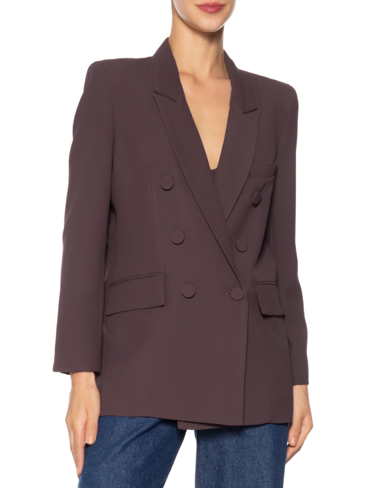 Blazer Feminino Merces Roxo  Iorane