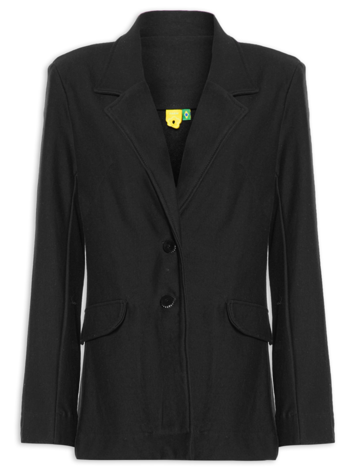 Blazer Feminino Moletom - Preto