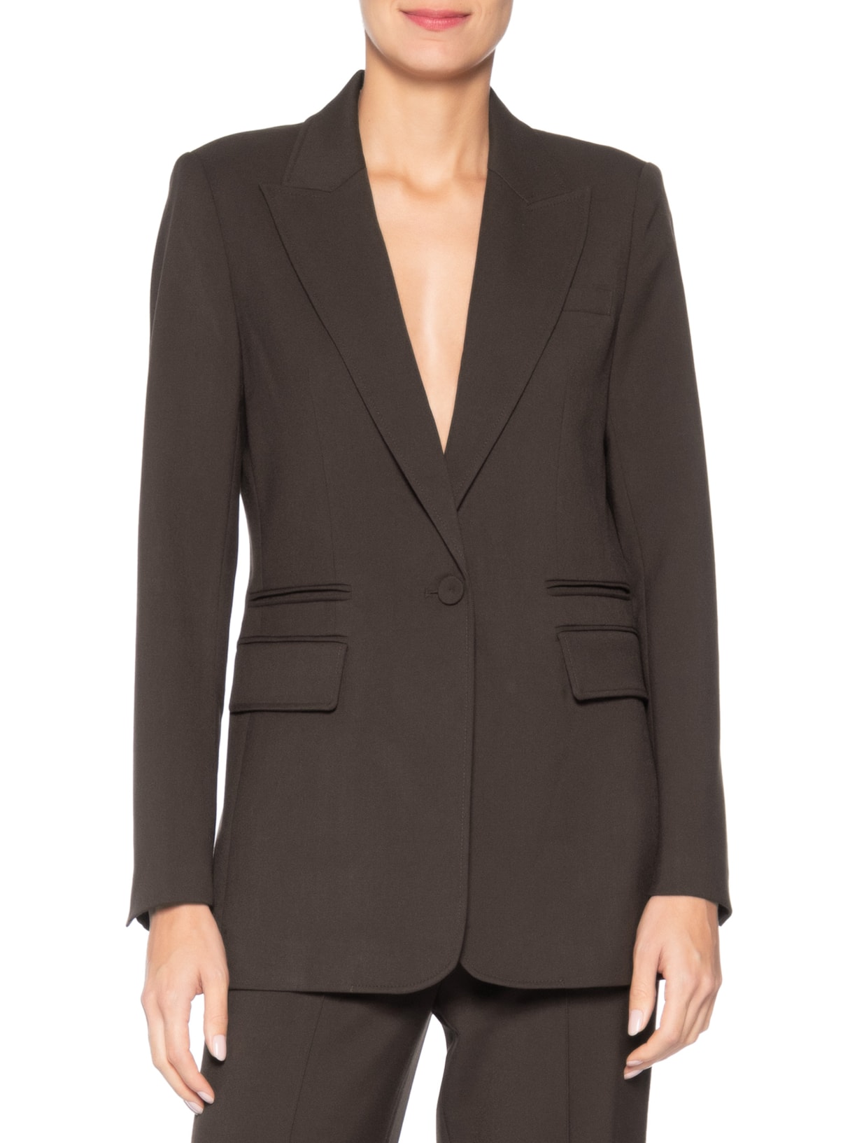 Blazer Feminino New Mary Twill Marrom Bo.bô
