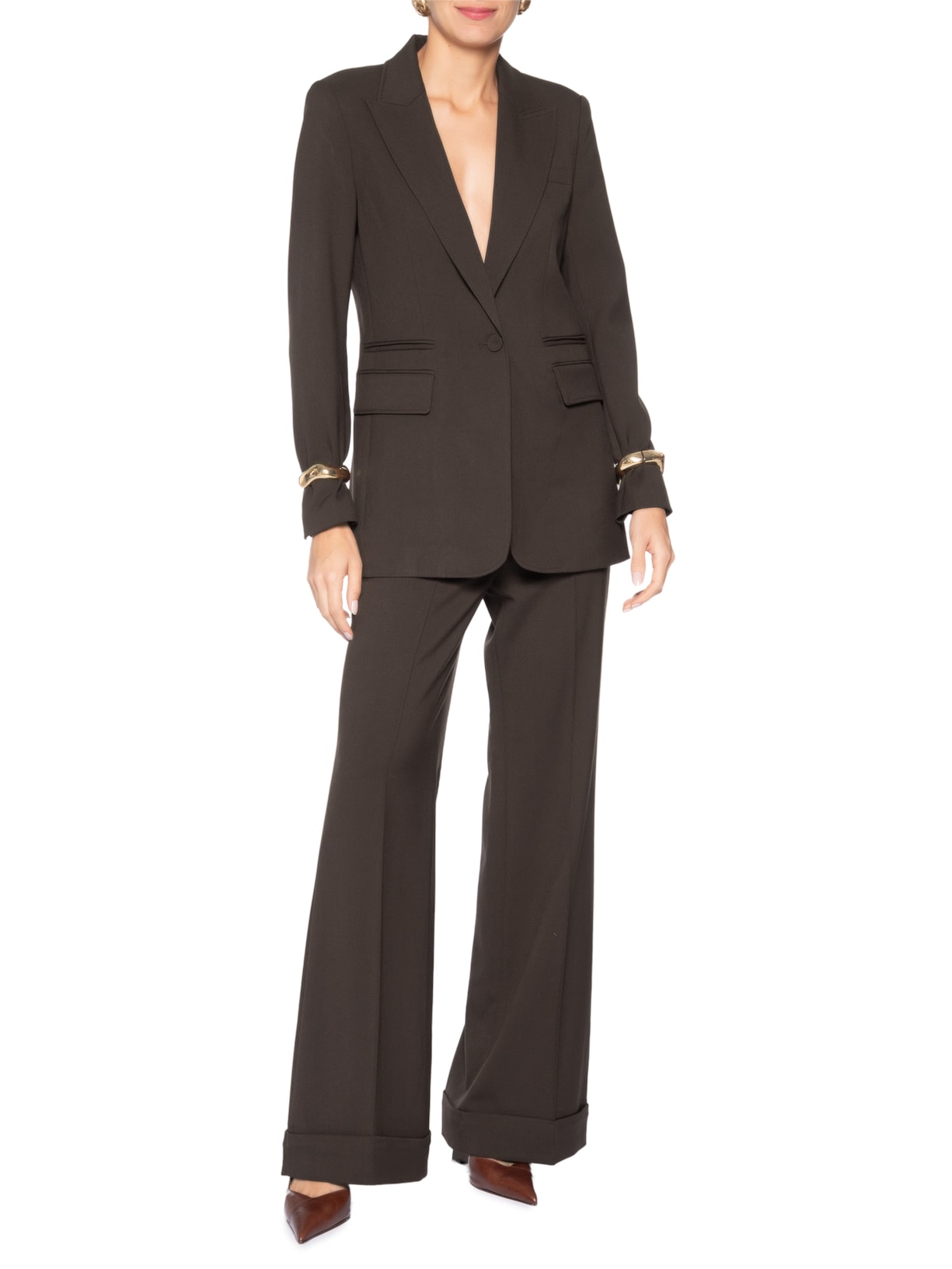 Blazer Feminino New Mary Twill – Marrom Bo.bô