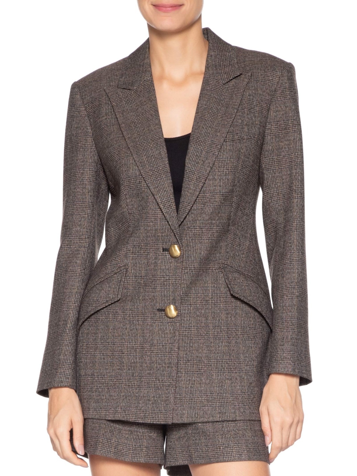 Blazer Feminino Odessa Apalis Cinza Bo.bô