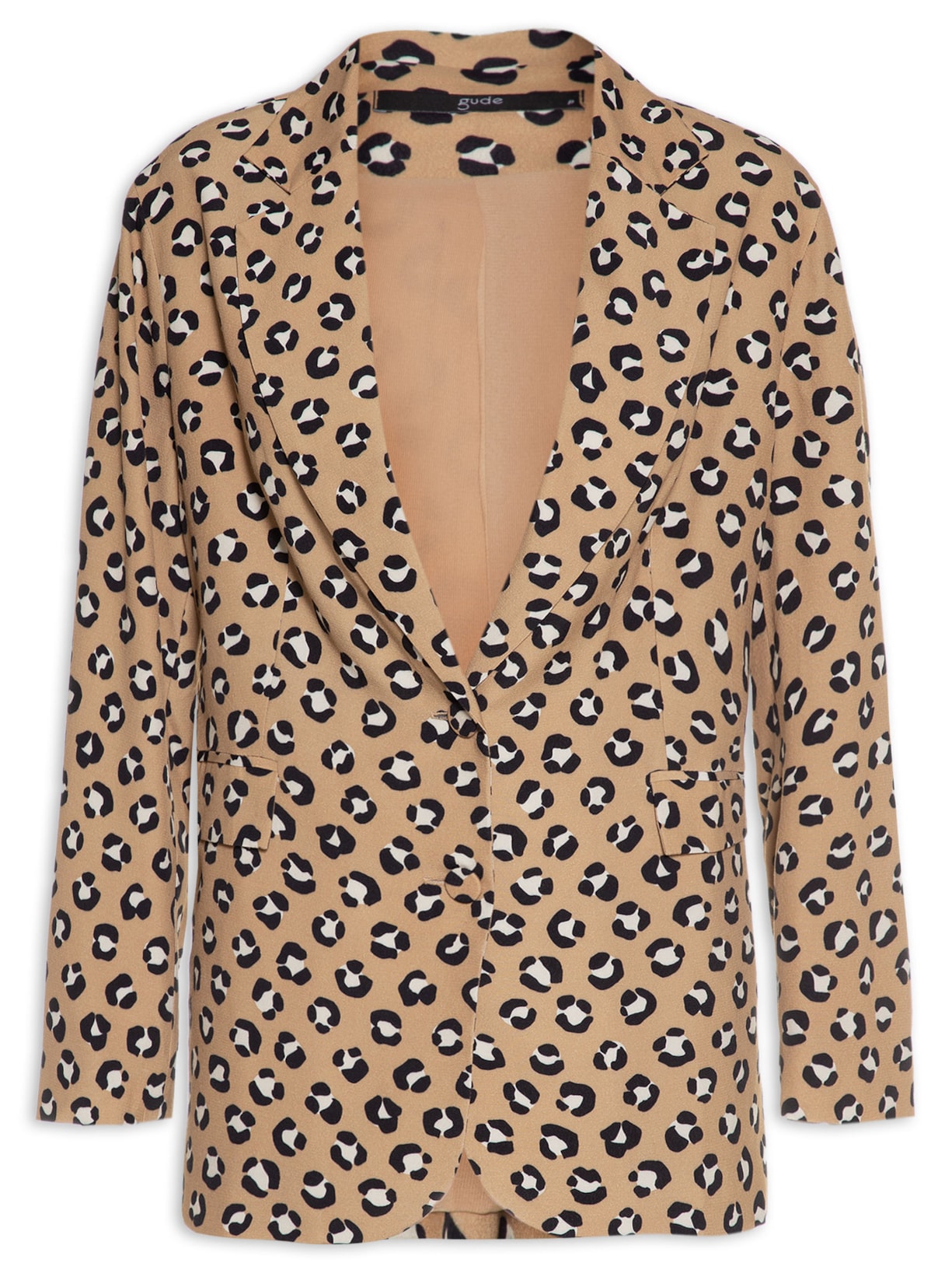 Blazer Feminino Onça Caramelo - Animal Print