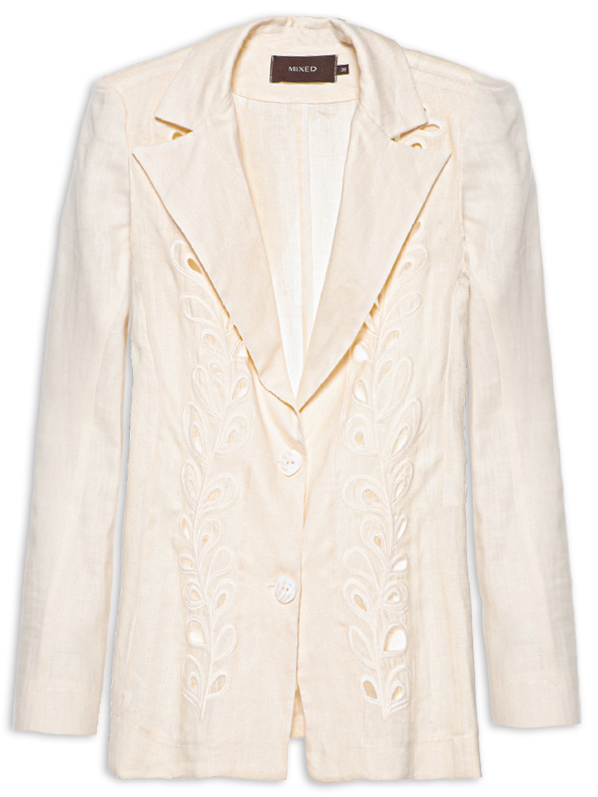 Blazer Feminino Organique - Bege