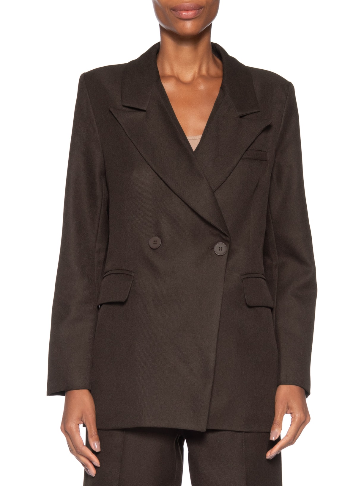Blazer Feminino Oversized Alfaiataria Marrom '2Essential