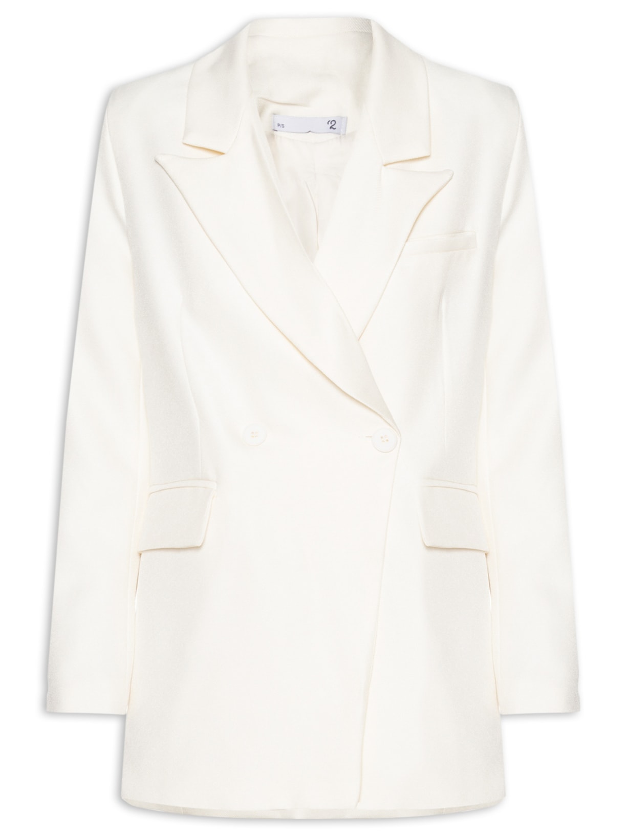 Blazer Feminino Oversized Alfaiataria - Off White