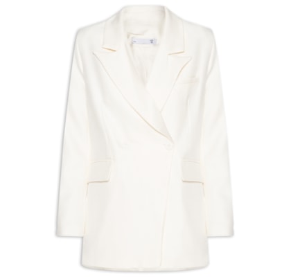Blazer Feminino Oversized Alfaiataria - Off White