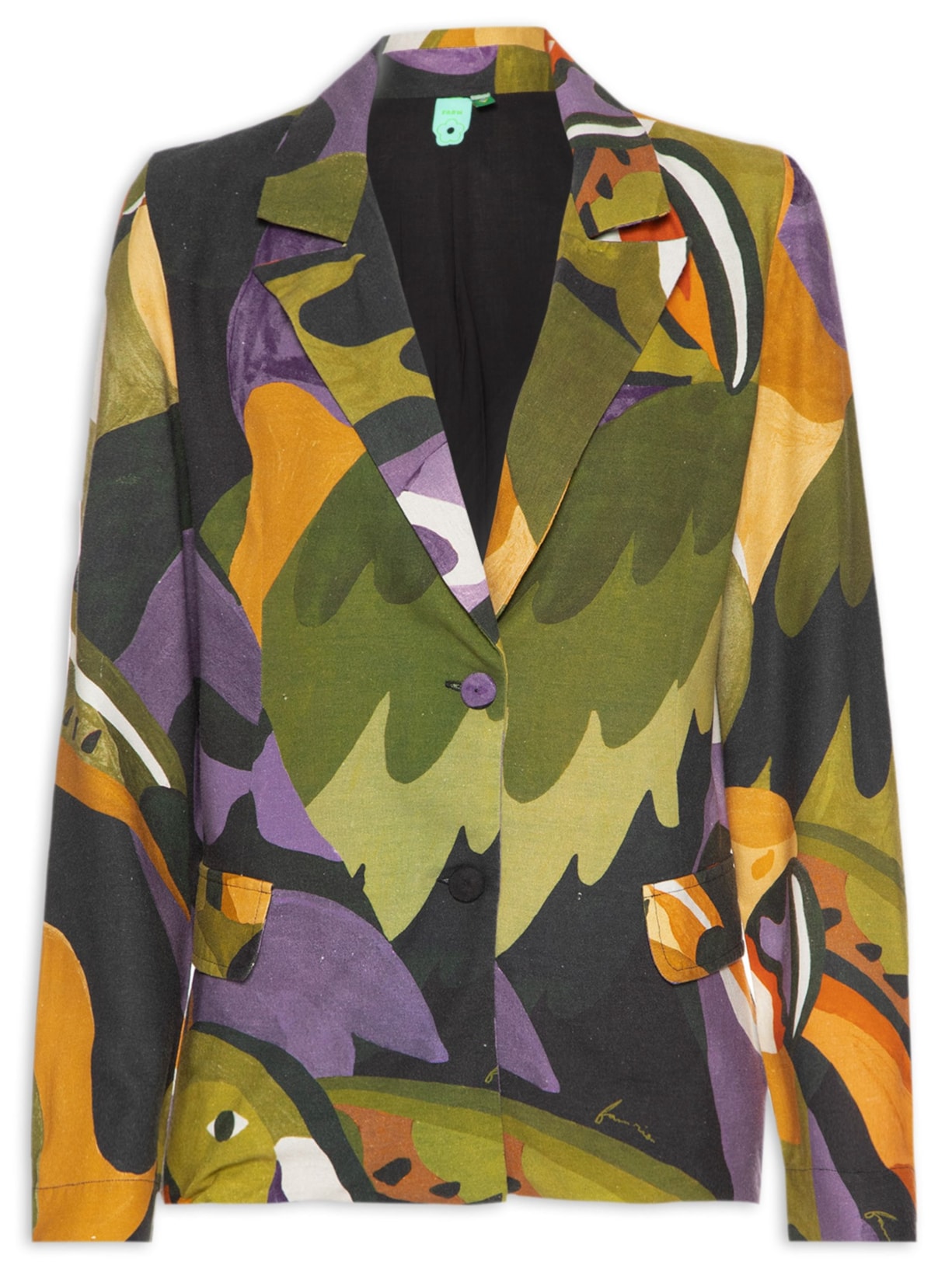 Blazer Feminino Oversized Voo Doce - Preto