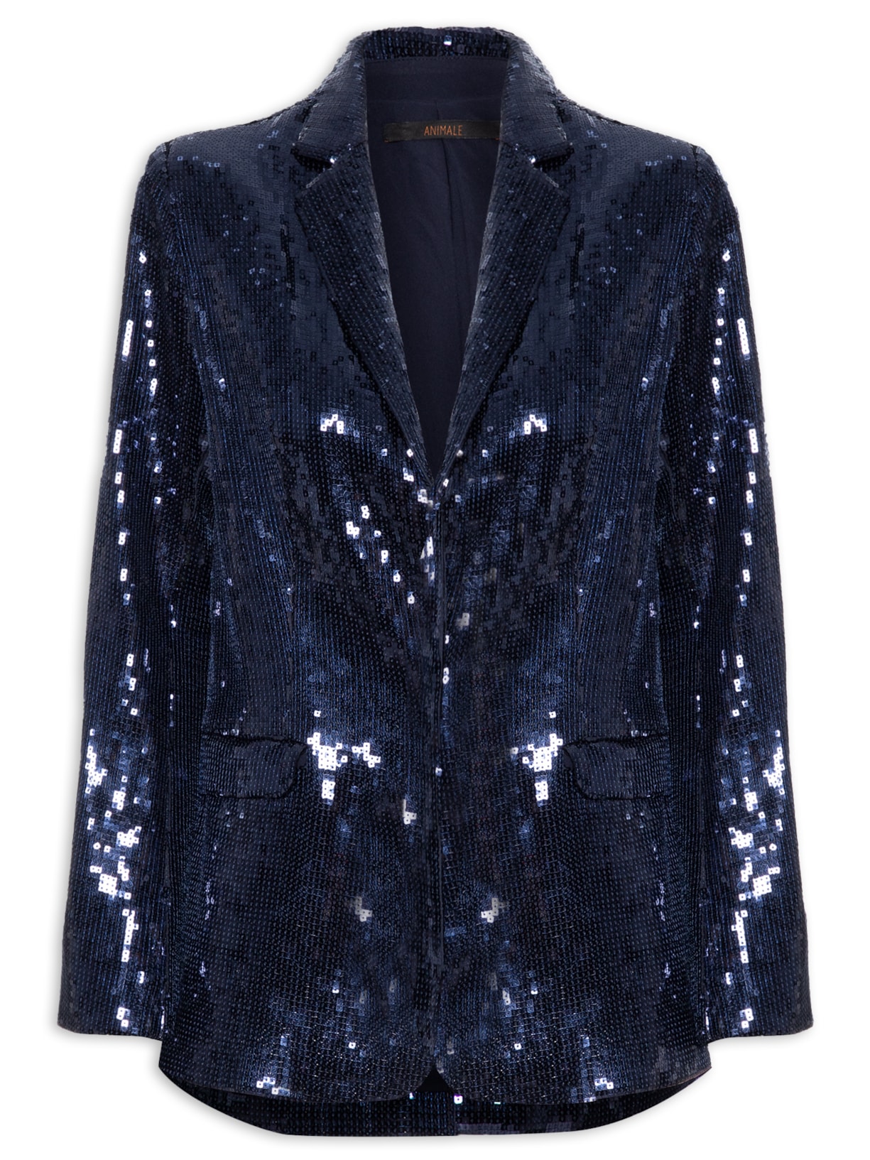 Blazer Feminino Paetê Fancy - Azul