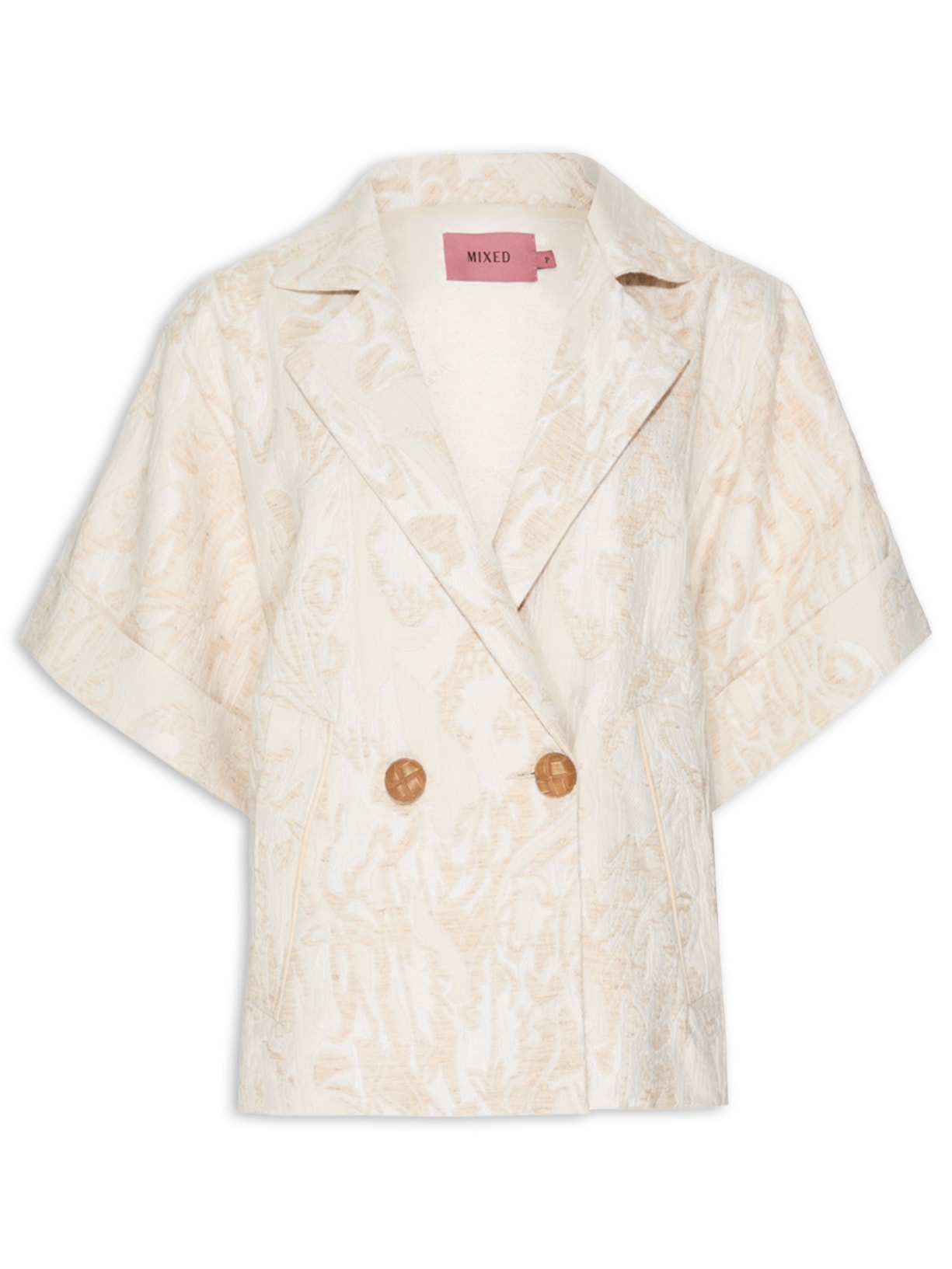 Blazer Feminino Peace I26 Bege Mixed