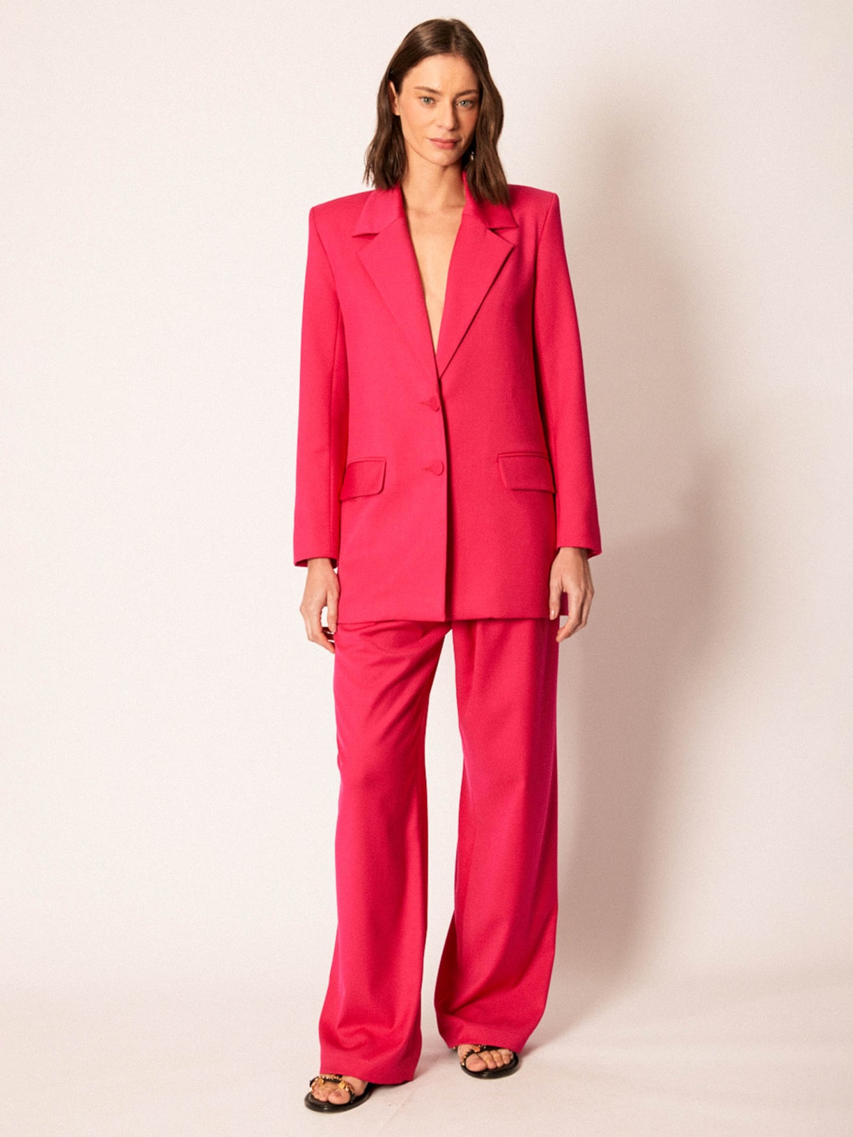 Blazer Feminino Pink City Rosa Mixed