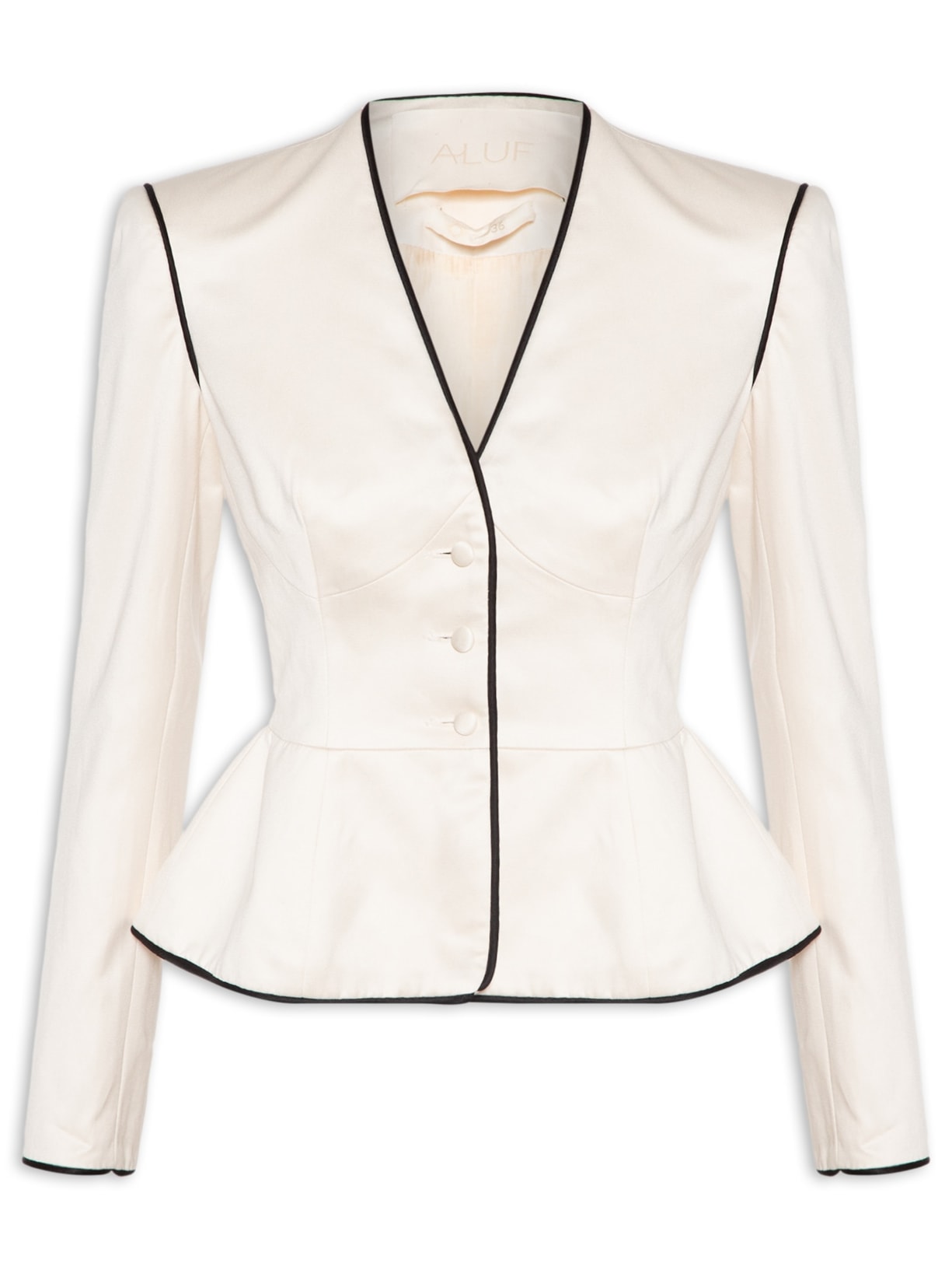 Blazer Feminino Prosa Off White Aluf