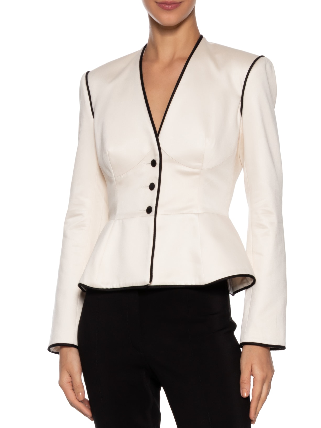 Blazer Feminino Prosa Off White Aluf
