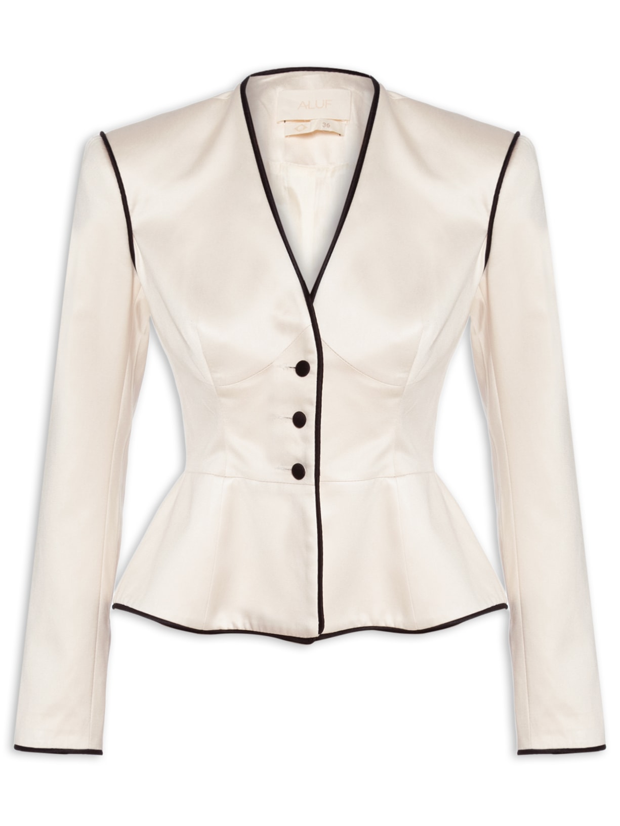 Blazer Feminino Prosa Off White Aluf