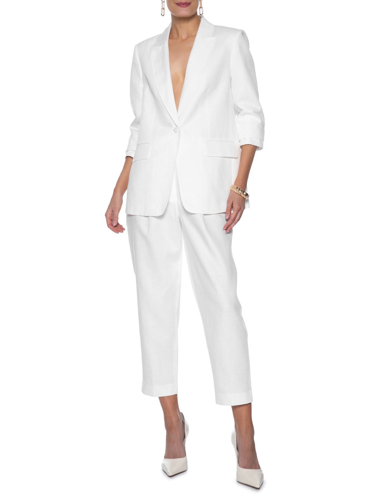 Blazer Feminino Renata Branco Le Lis