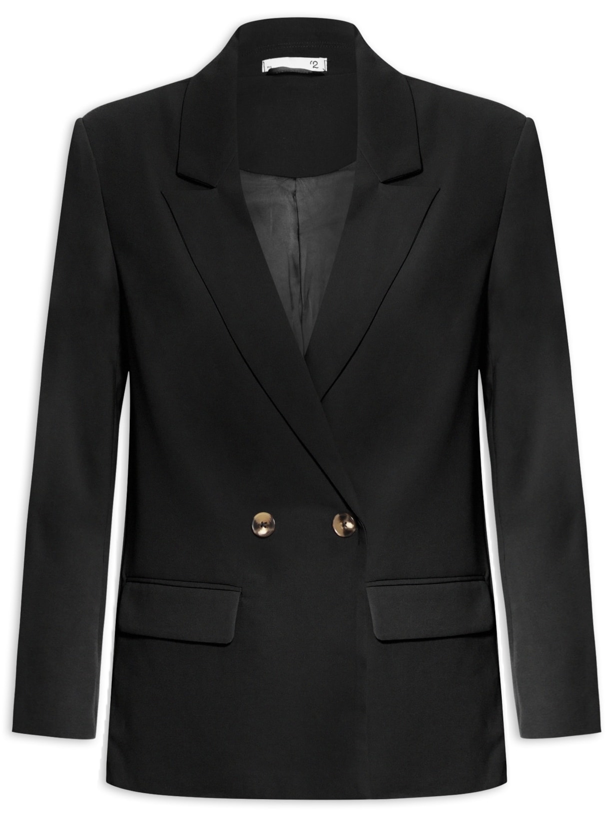 Blazer Feminino Reto - Preto