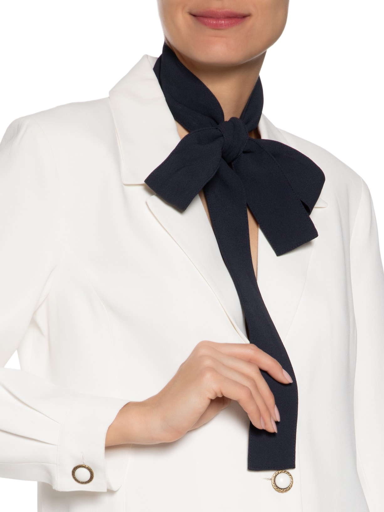 Blazer Feminino Rosaly Branco Carol Bassi