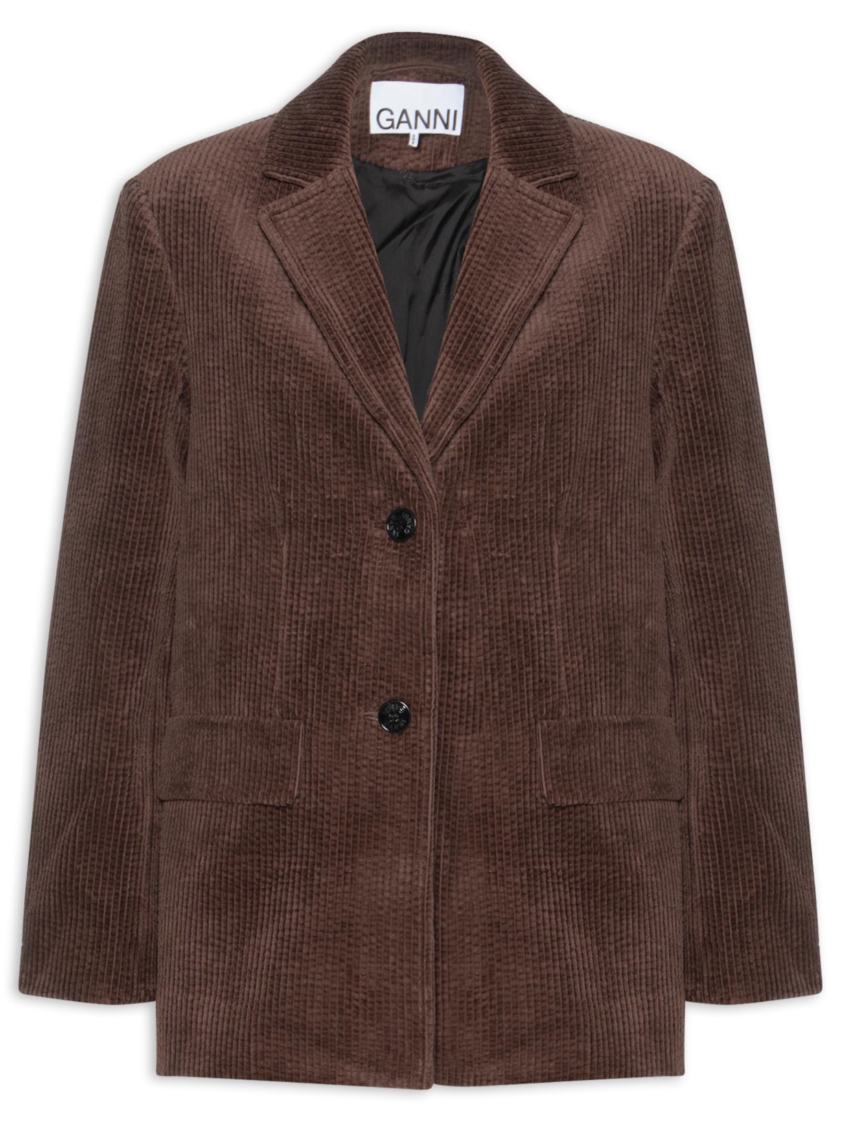 Blazer Feminino Seersucker Curduroy - Marrom