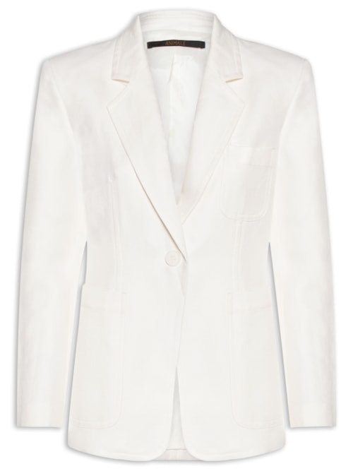 Blazer Feminino Slim Brumas - Branco