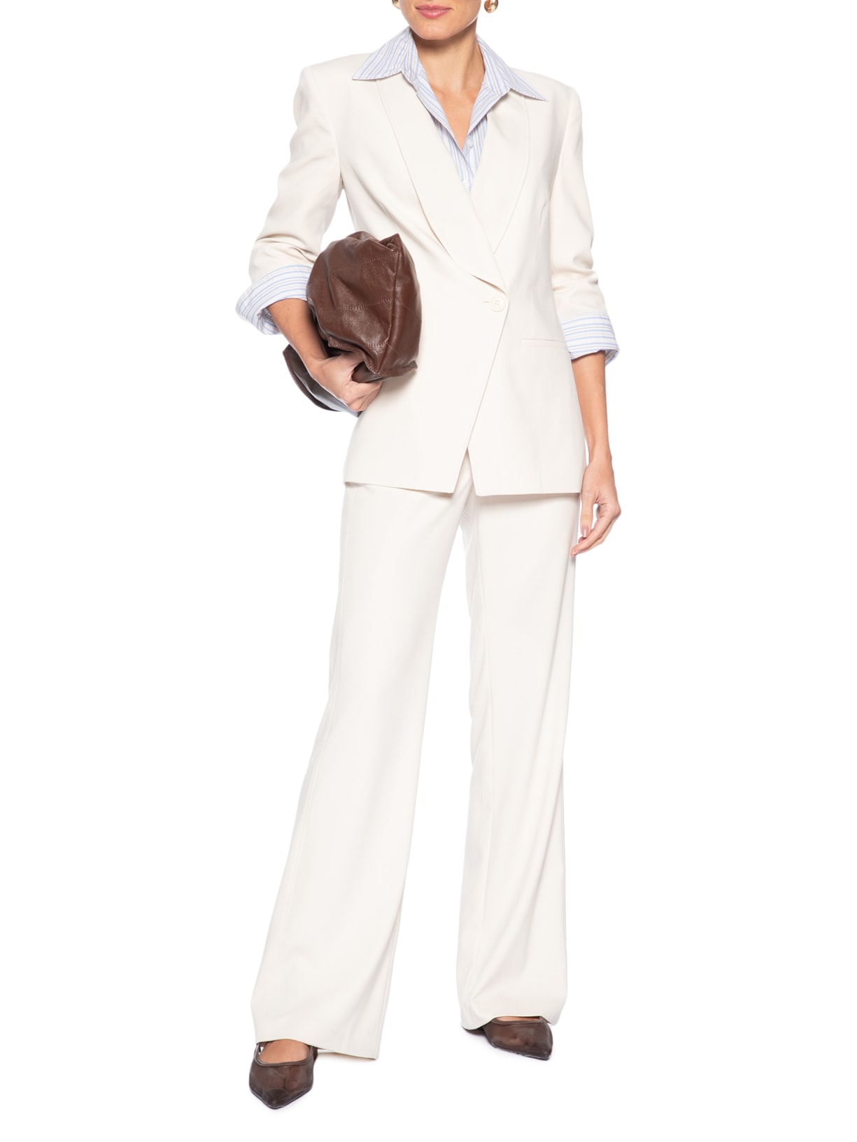 Blazer Feminino Slim Cosmos Off White Animale
