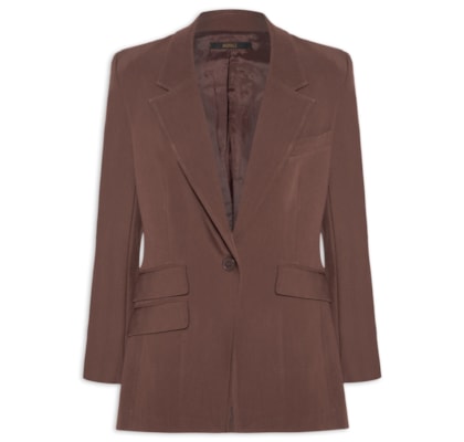 Blazer Feminino Slim Voyage - Marrom