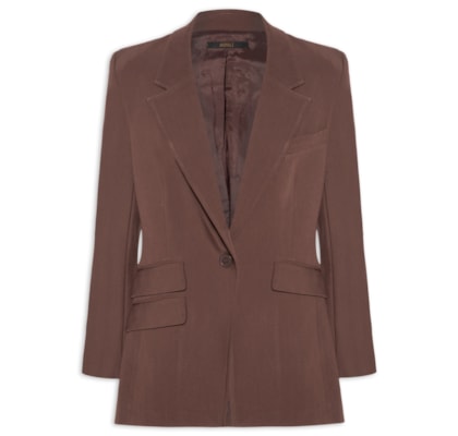 Blazer Feminino Slim Voyage - Marrom