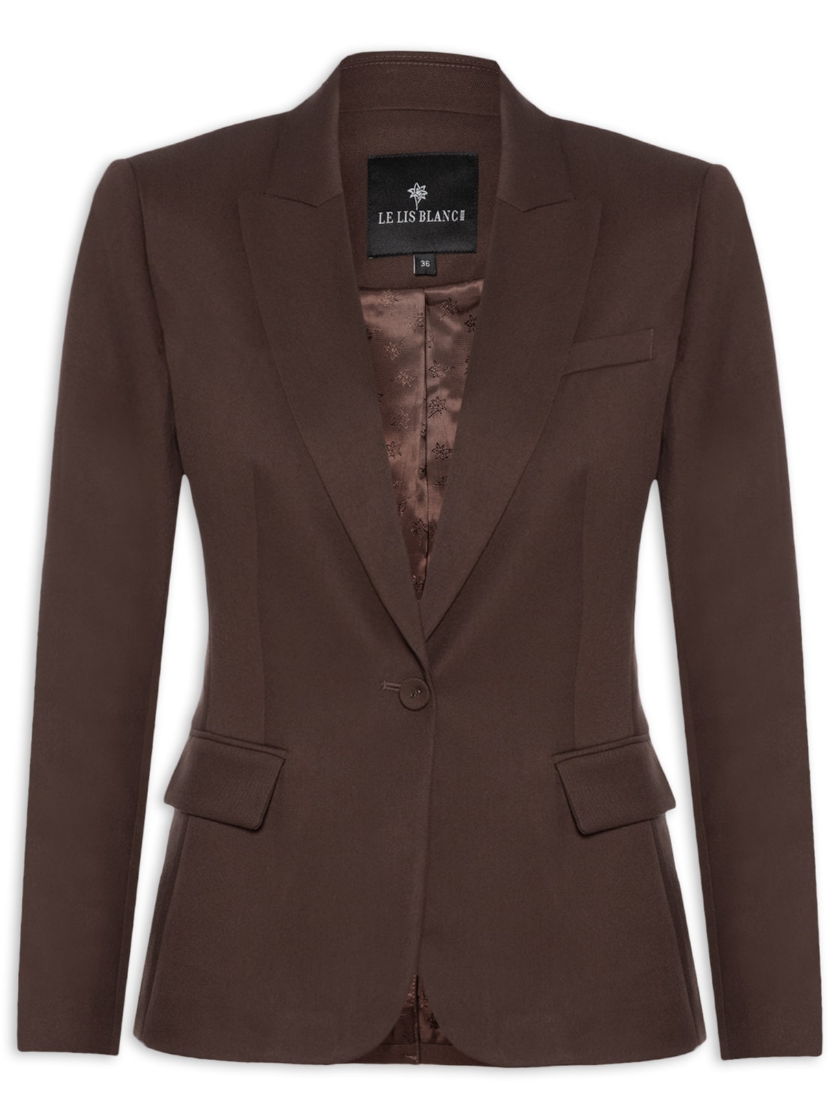 Blazer Feminino Stella - Marrom