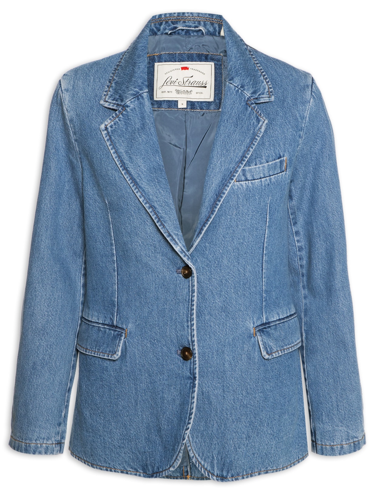 Blazer Feminino Stella Relaxed - Azul
