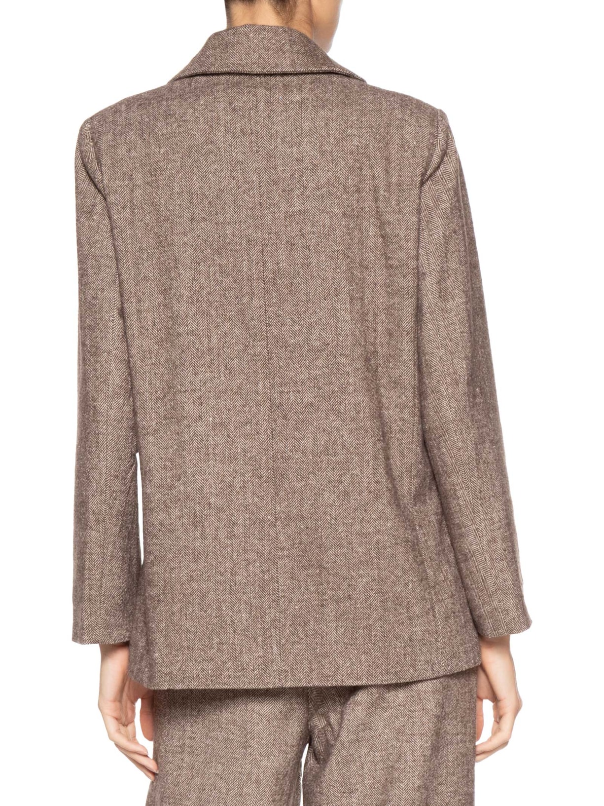 Blazer Feminino Texturizado Bege Basiq