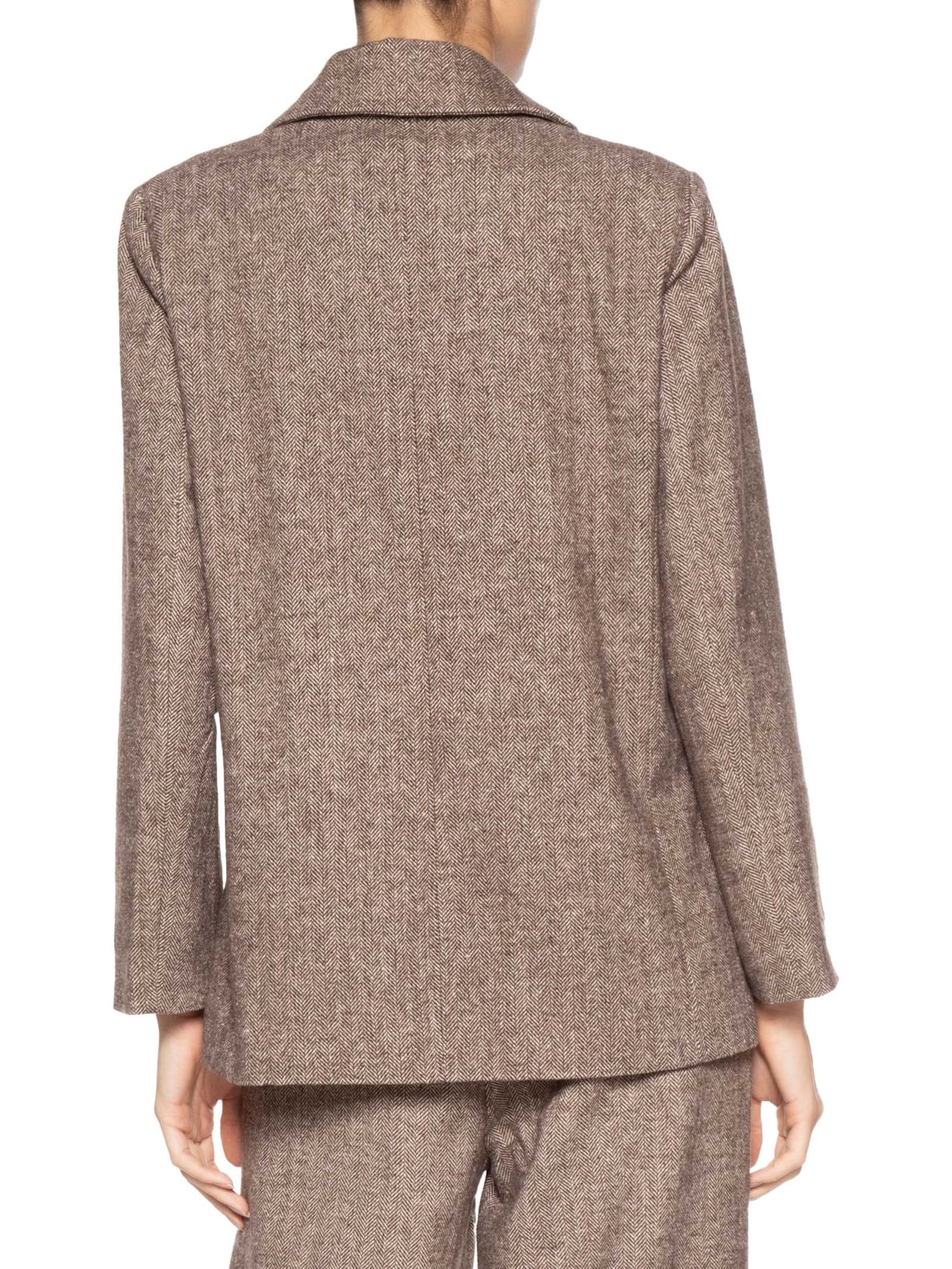 Blazer Feminino Texturizado Bege Basiq