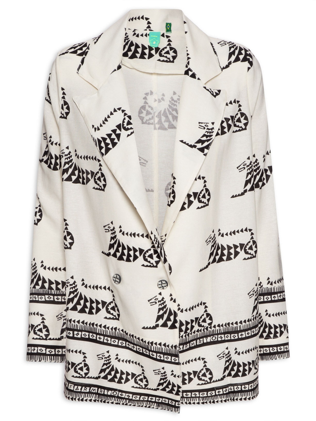 Blazer Feminino Tigronca - Branco