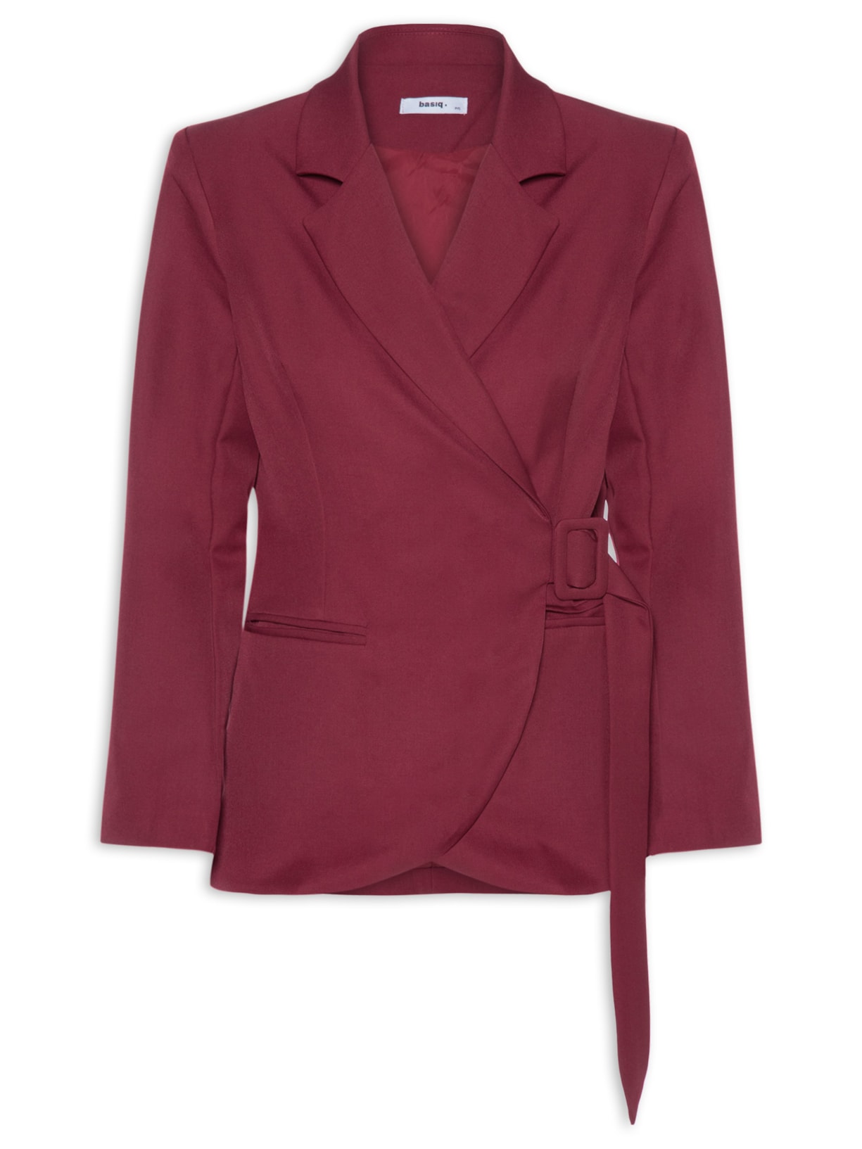 Blazer Feminino Transpassado – Vermelho