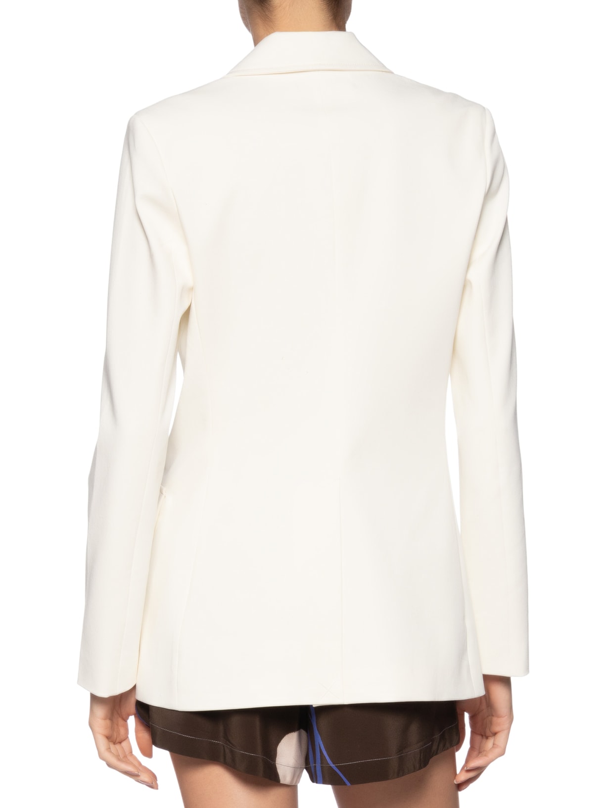 Blazer Feminino Uno Branco Animale