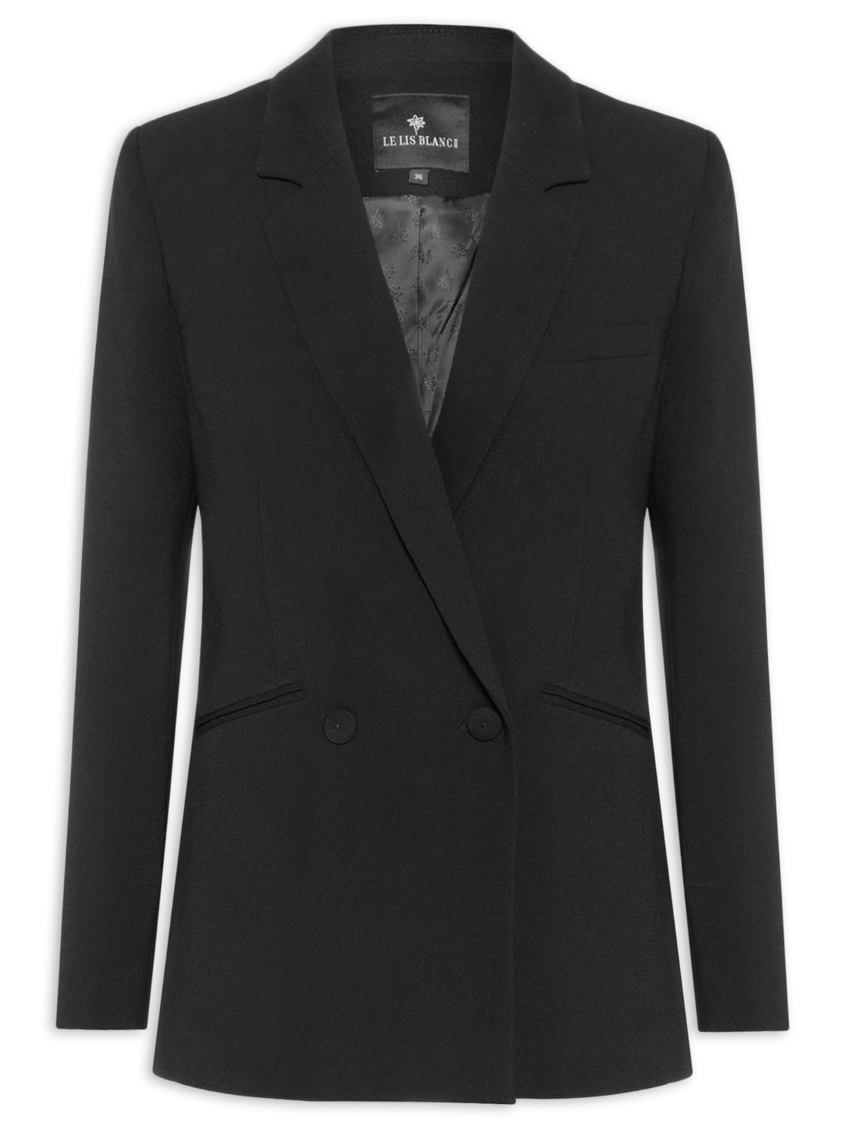 Blazer Feminino Vany Preto Le Lis