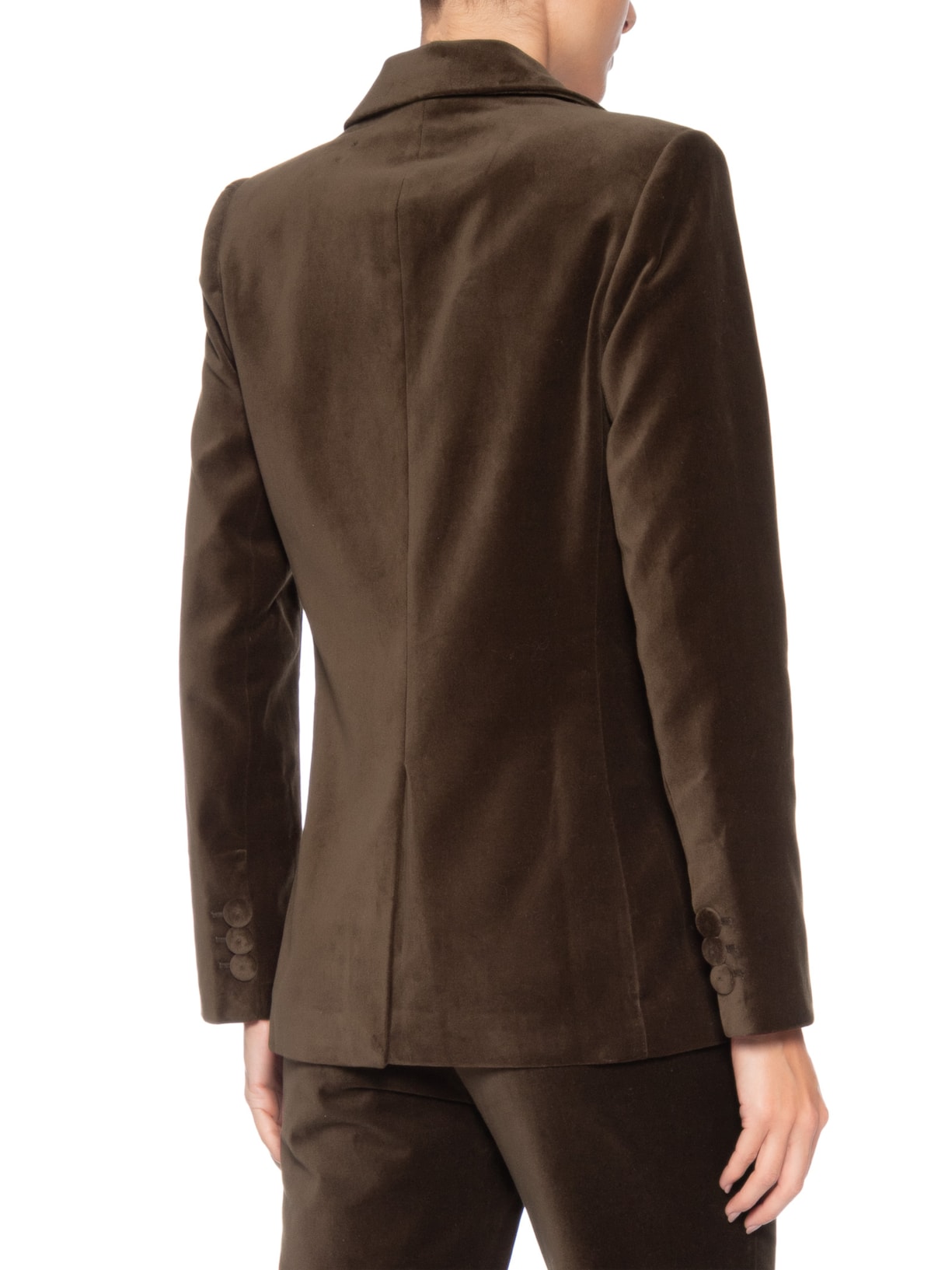 Blazer Feminino Veludo Ester – Marrom Le Lis