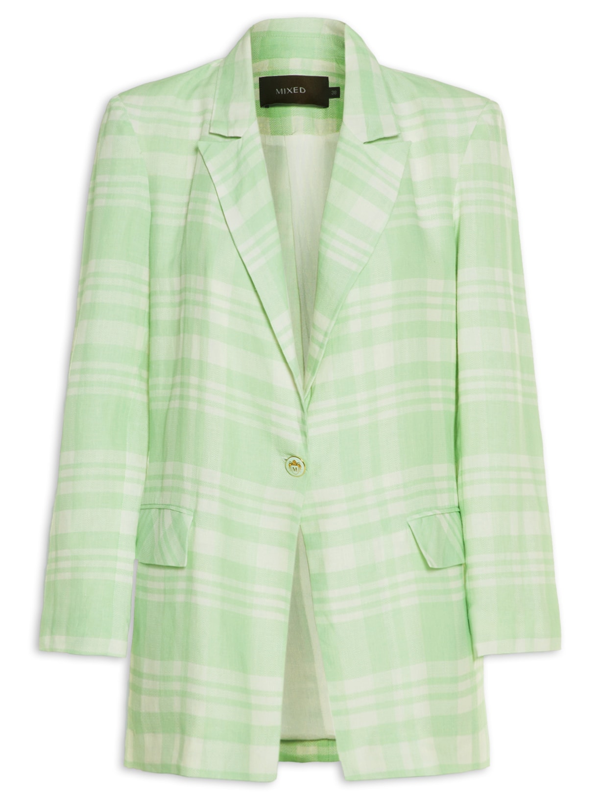 Blazer Feminino Vichy - Verde