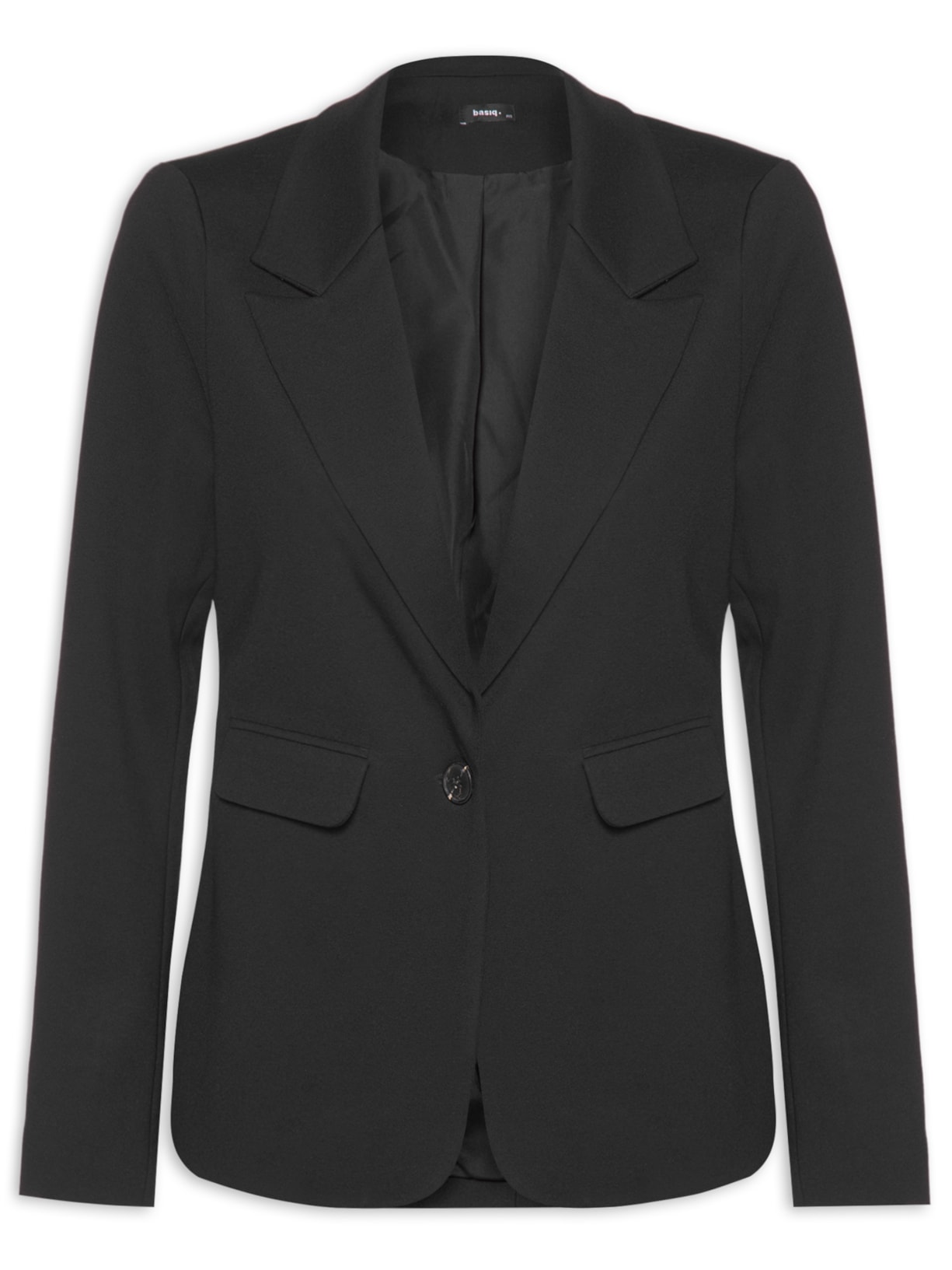 Blazer Feminino Viscose Forrado - Preto