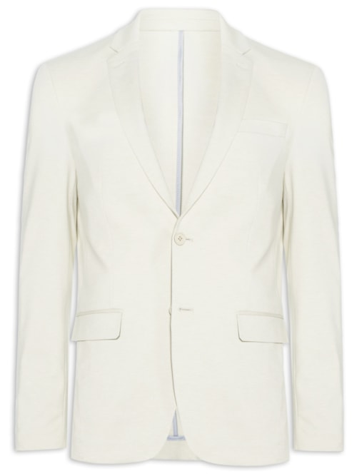 Blazer Masculino Alfaiataria Tech Soft Movement - Branco