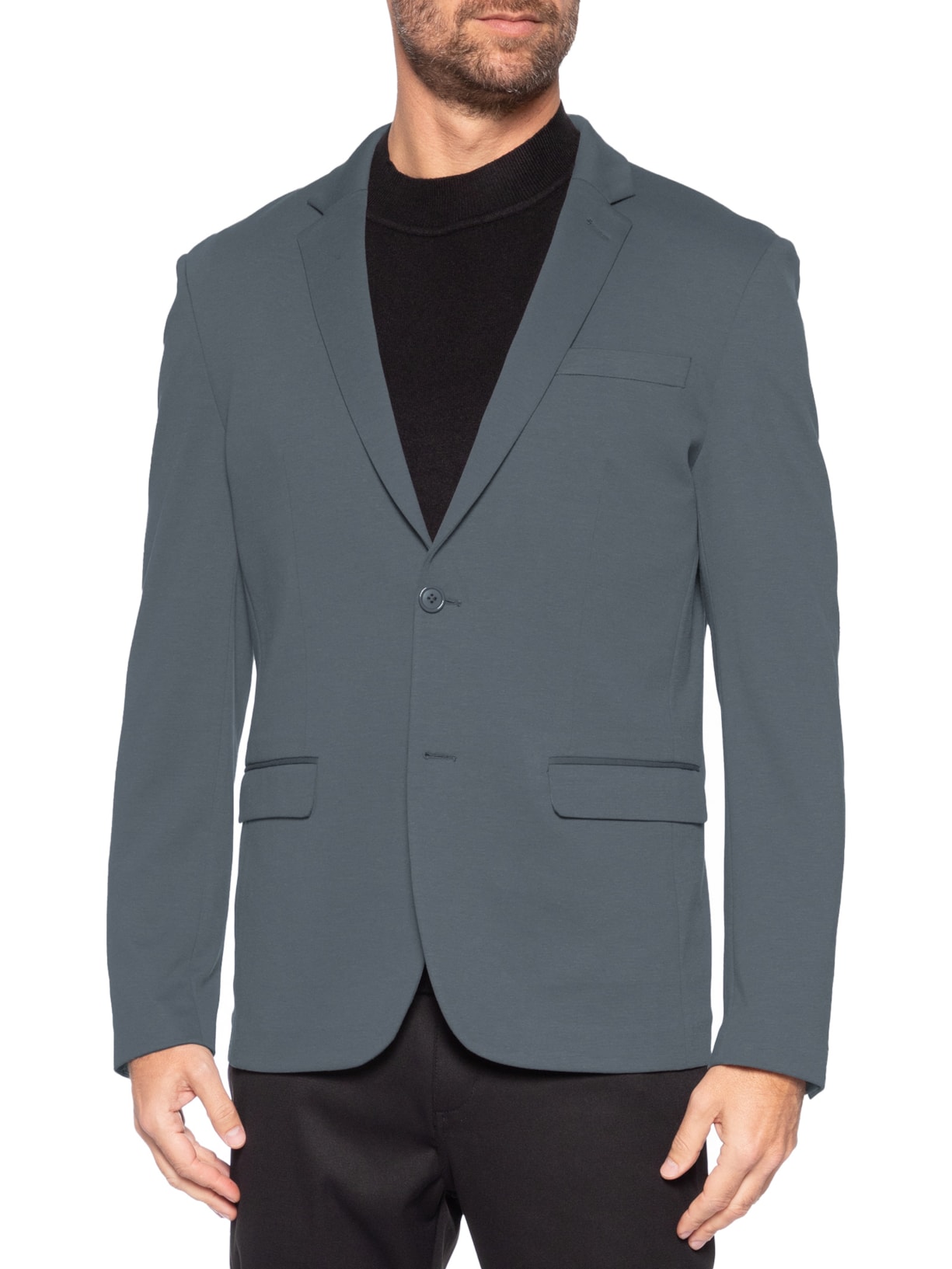 Blazer Masculino Alfaiataria Tech Soft Movement Cinza '2 Essential