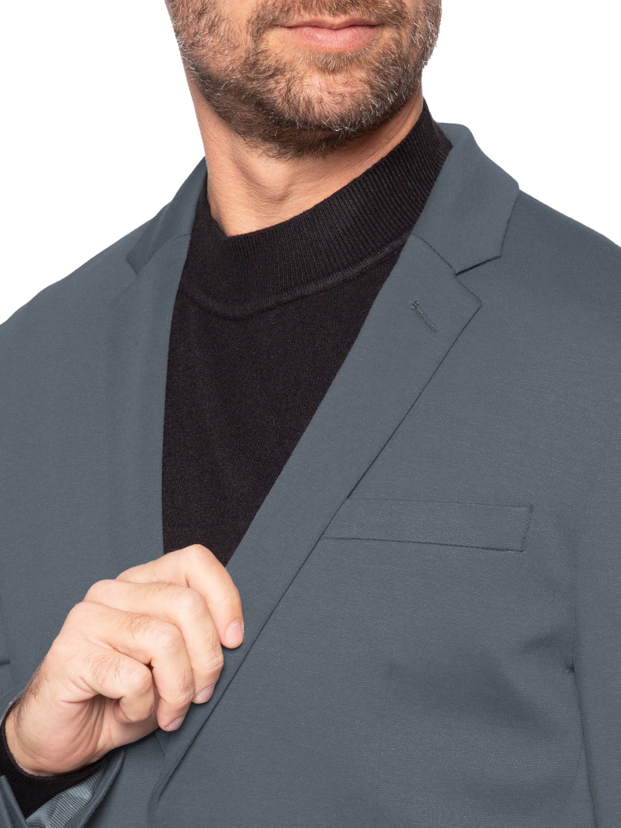 Blazer Masculino Alfaiataria Tech Soft Movement Cinza '2 Essential