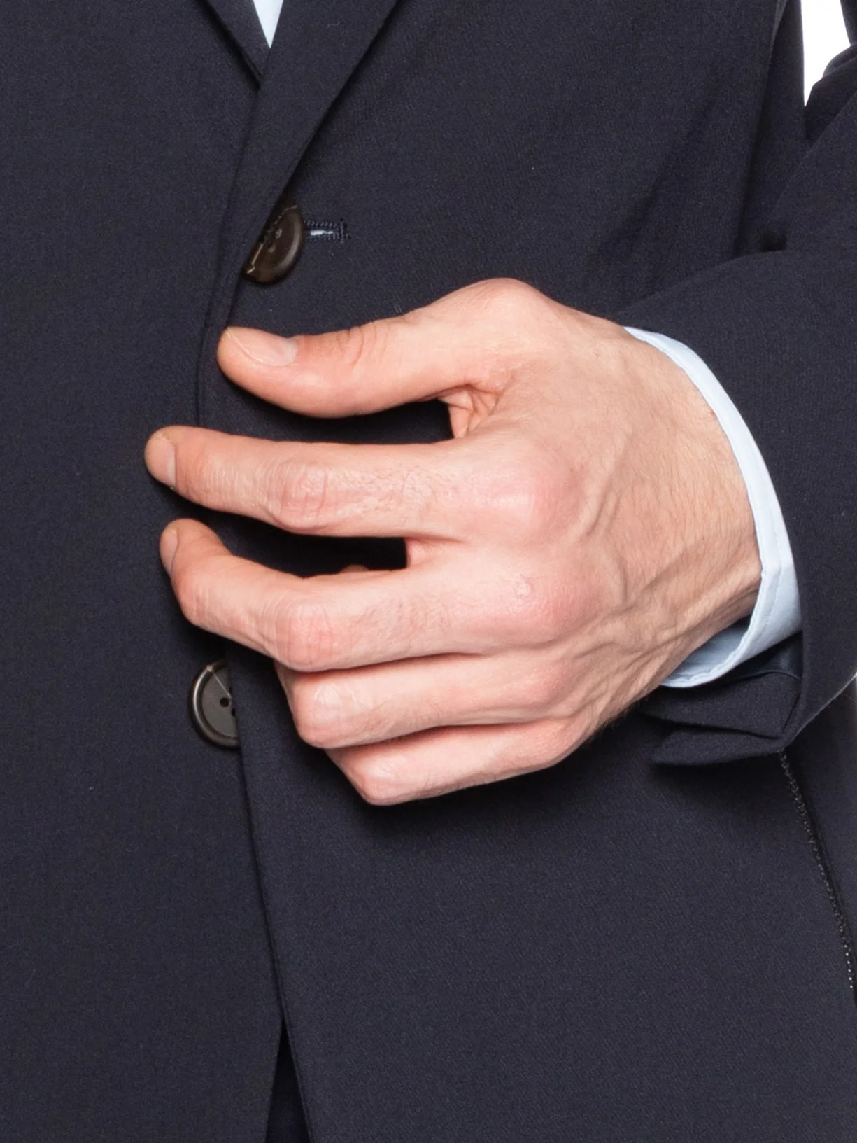 Blazer Masculino Com Zíper Azul Emporio Armani