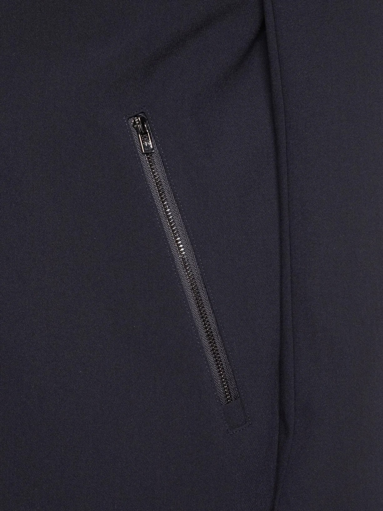 Blazer Masculino Com Zíper Azul Emporio Armani