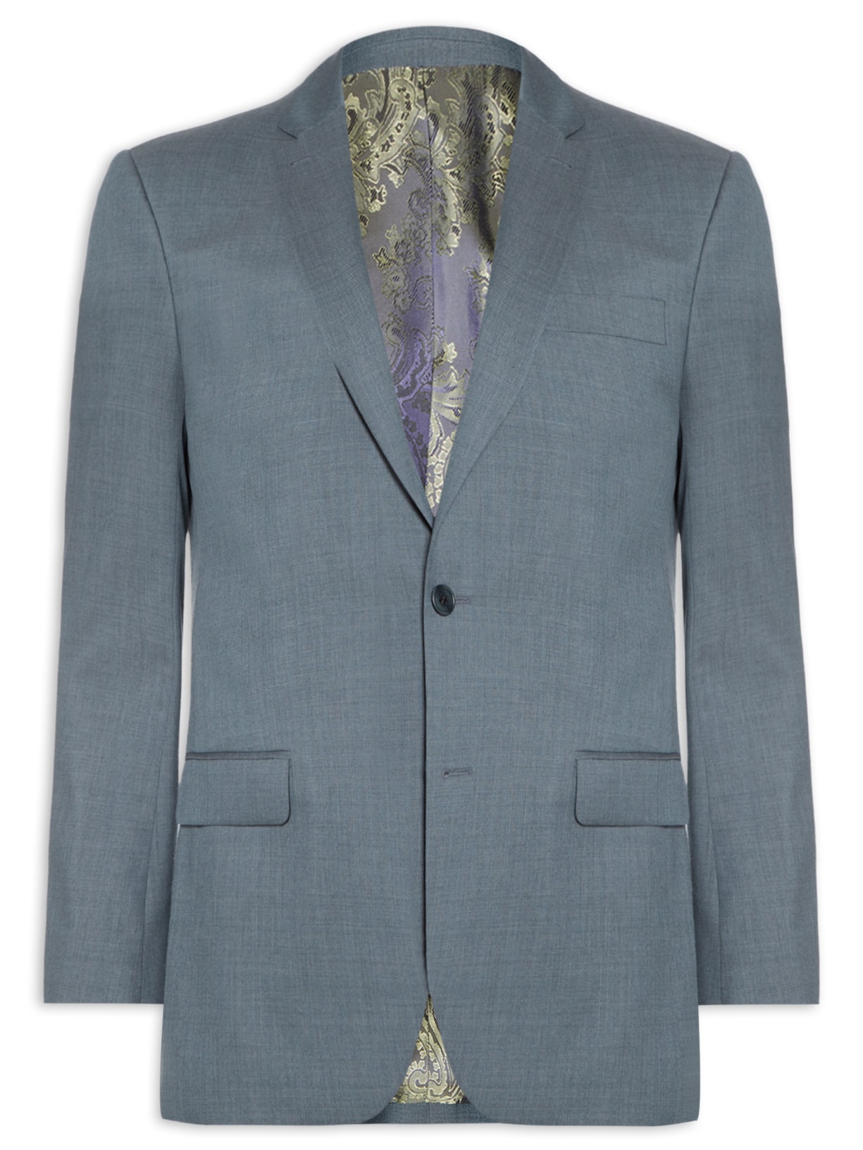 Blazer Masculino Lã Z461 Cinza Ricardo Almeida