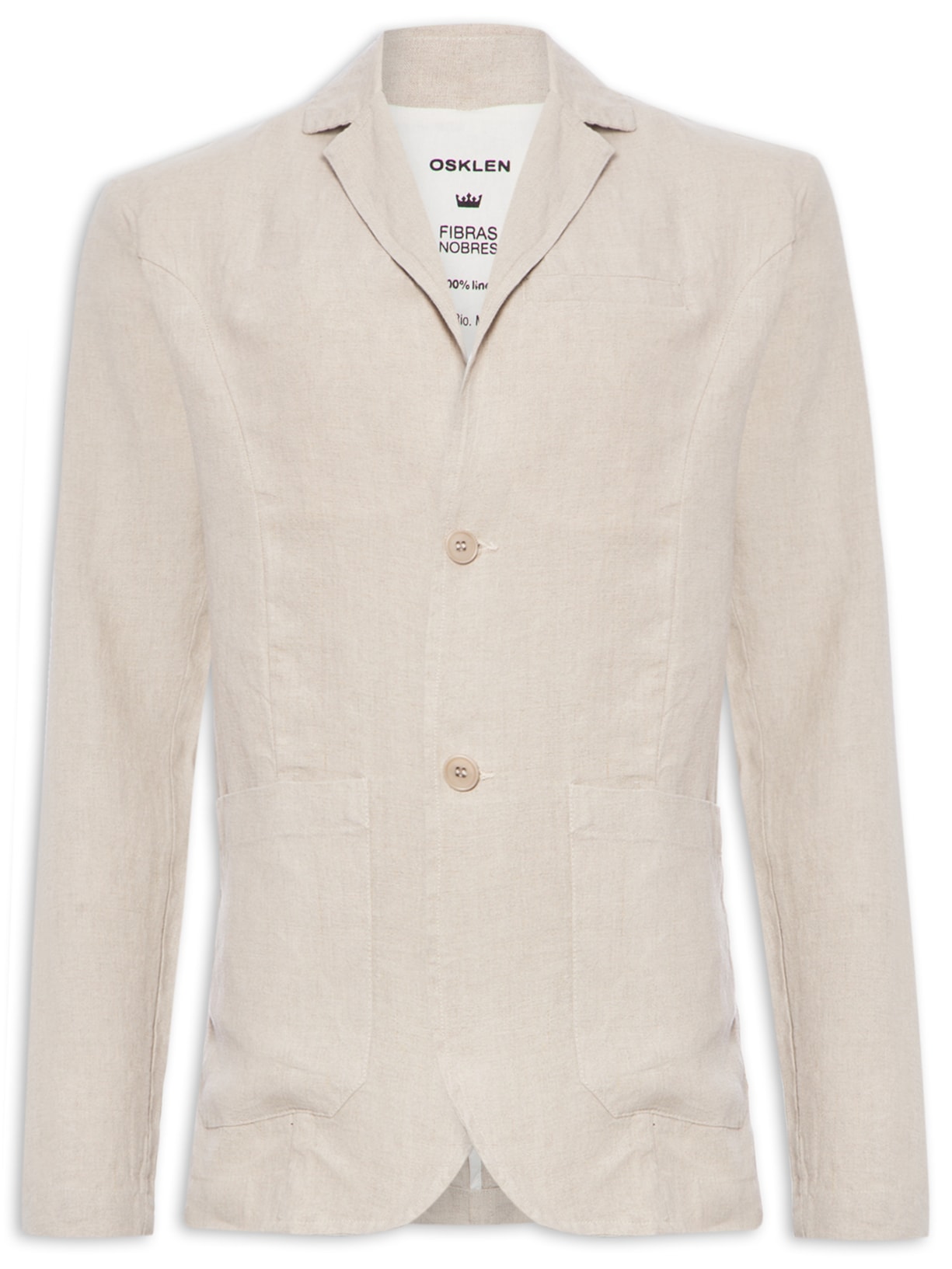 Blazer Masculino Linen Classic - Bege