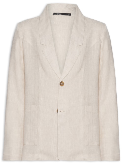 Blazer Masculino Linho Leve - Bege