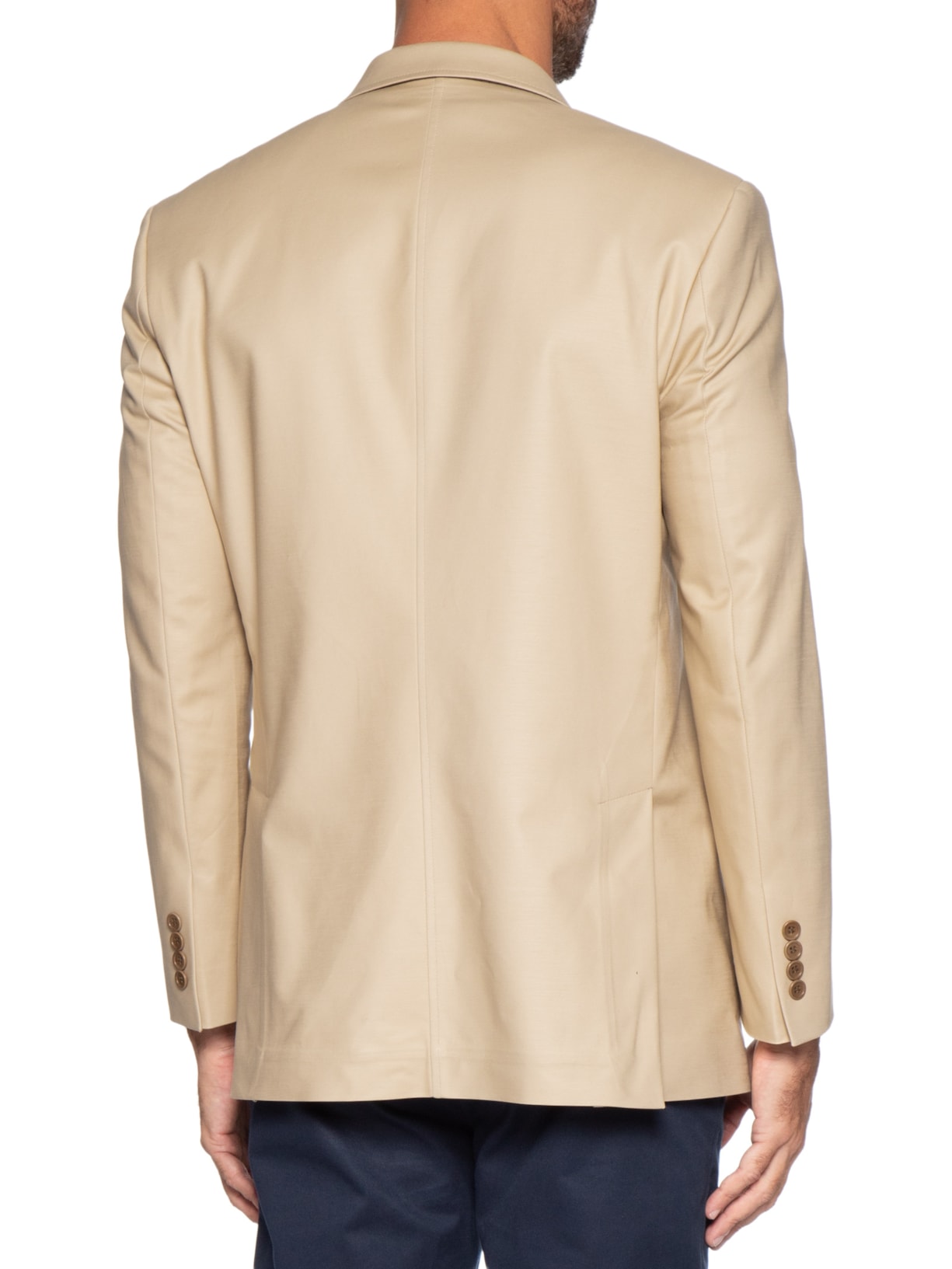 Blazer Masculino Live Liso Bege Ricardo Almeida