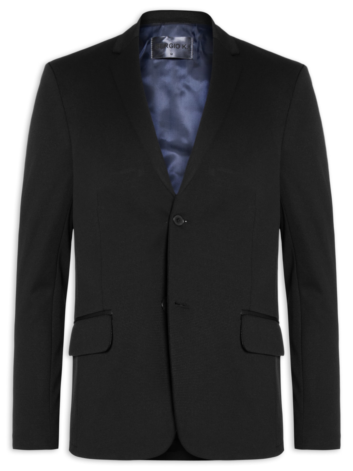 Blazer Masculino Malha Power Preto Sergio K